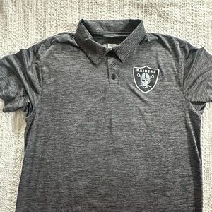 NFL Team Apparel Charcoal Polo